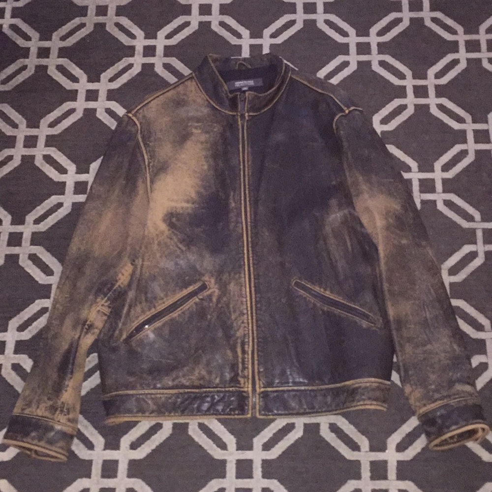 Kenneth Cole Reaction Leather Jacket XXL